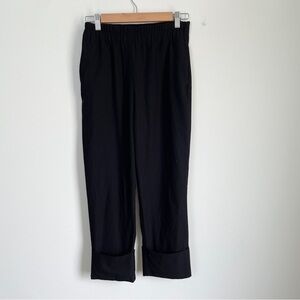 Zara cuffed black pants